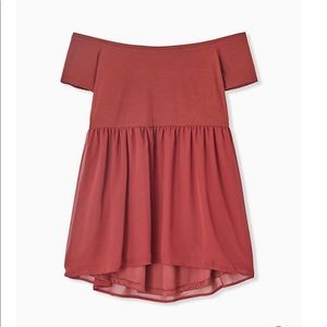 Off the shoulder top